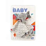 0M Gray Elephant Baby Pacifier (Bubble Towel) Image