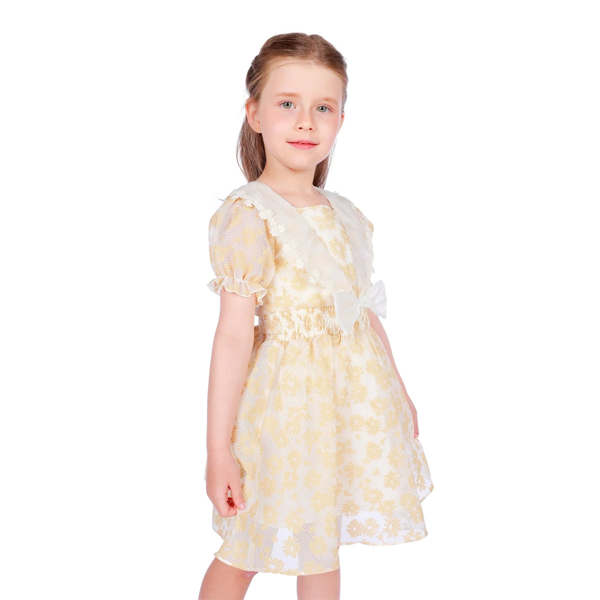 Floral Classic Dress for Girls Image