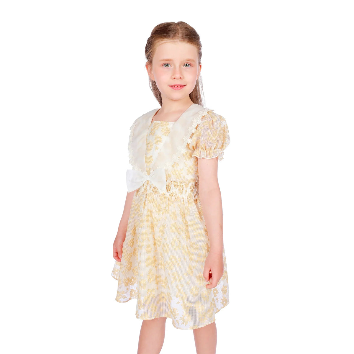 Floral Classic Dress for Girls Image