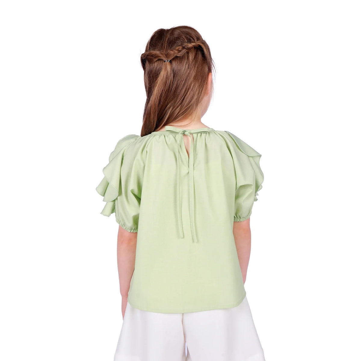 Plain Classic Blouse for Girls Image