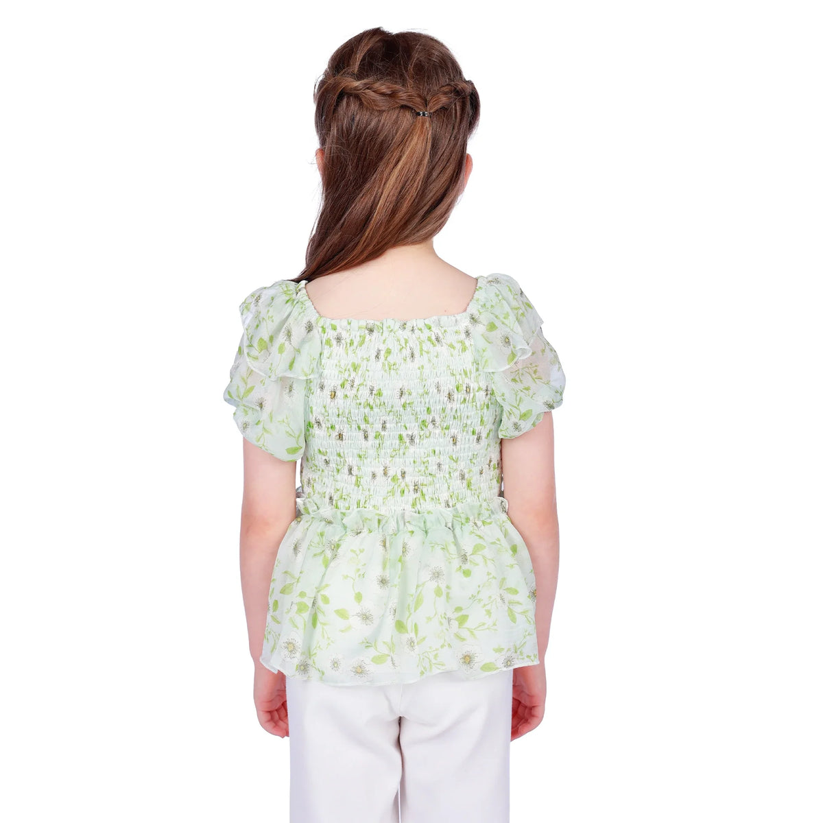 Floral Classic Blouse for Girls Image