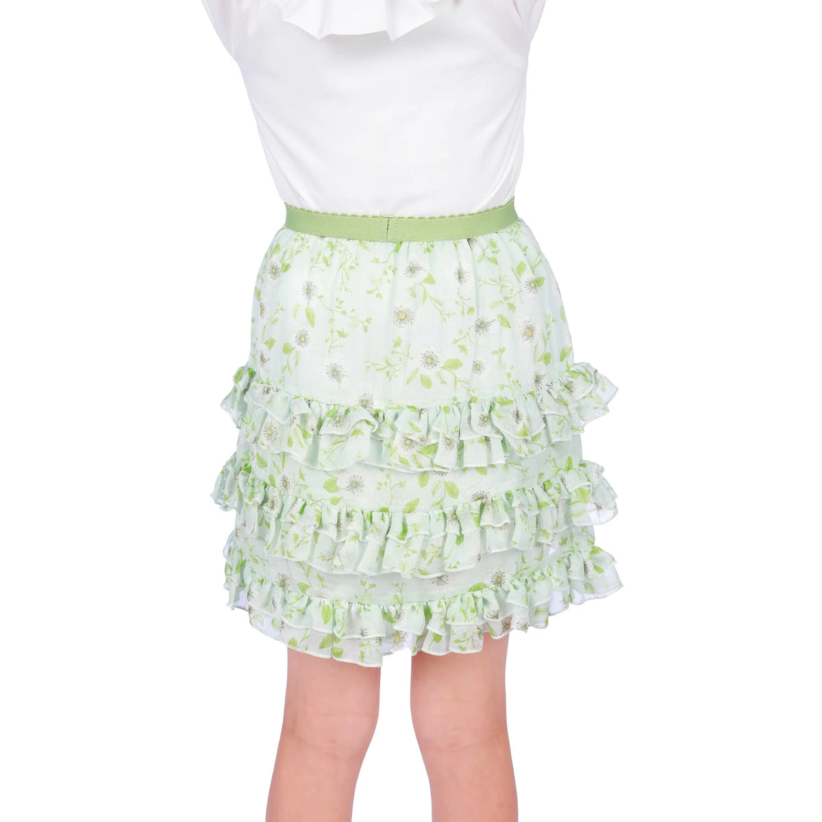 Floral Classic Skirt for Girls Image