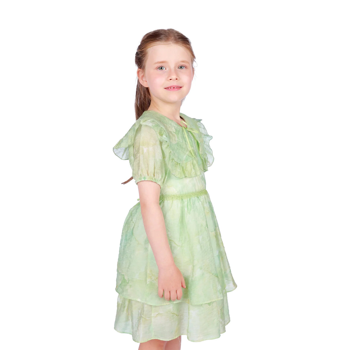 Printed Classic Dress for Girls Image