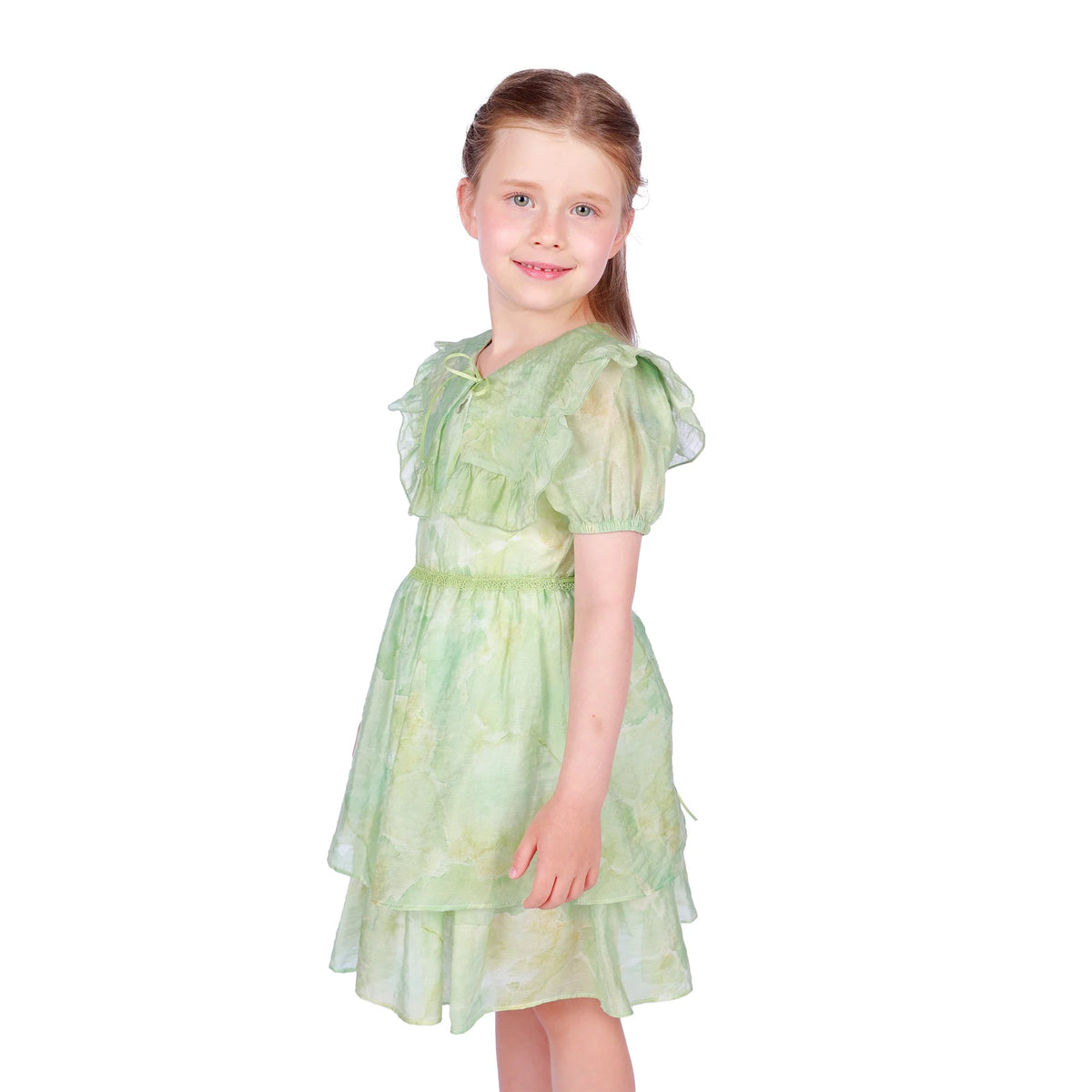 Printed Classic Dress for Girls Image