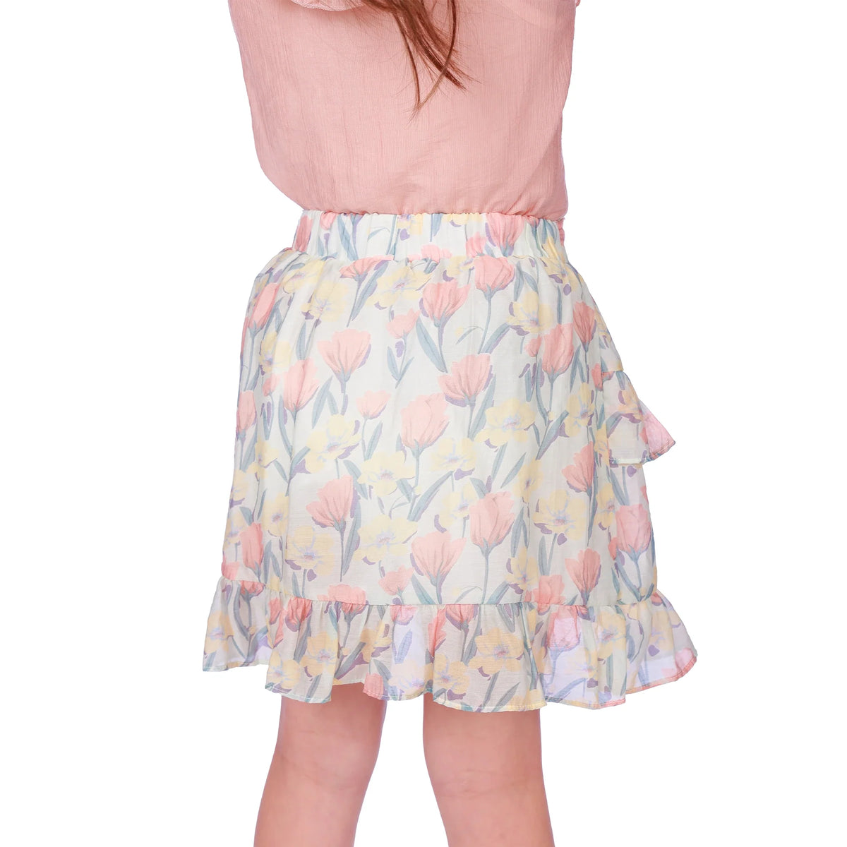 Floral Classic Skirt for Girls Image