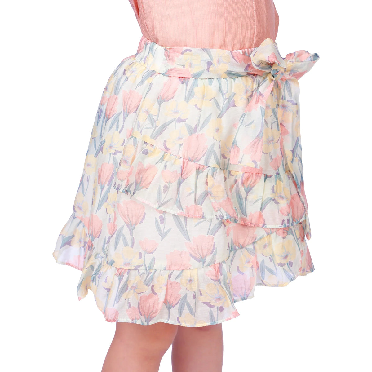 Floral Classic Skirt for Girls Image