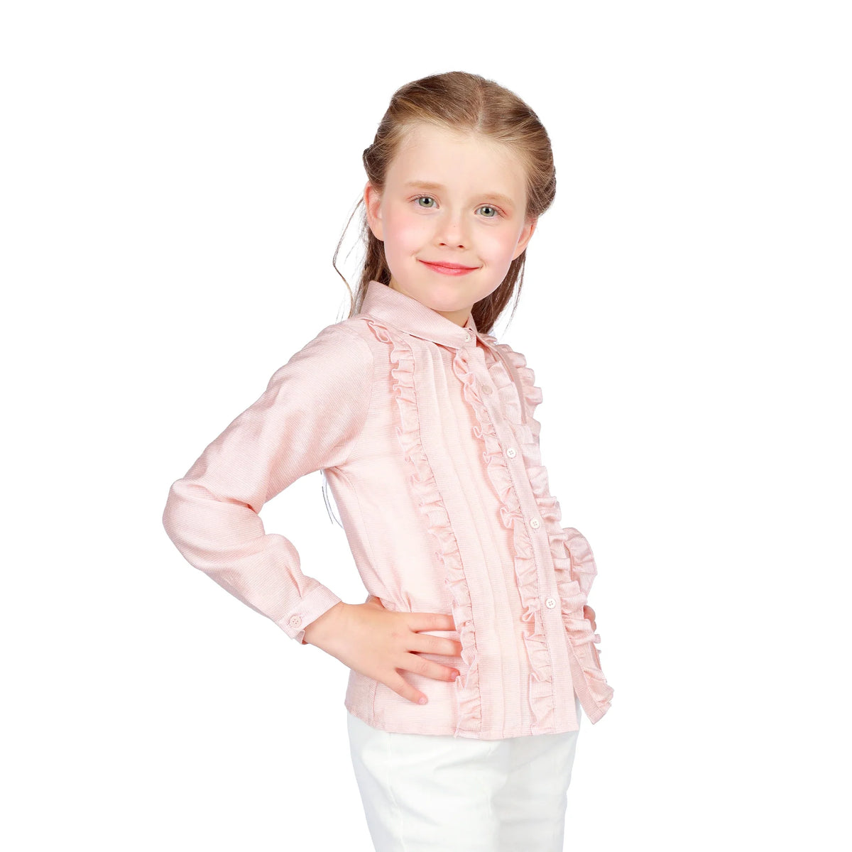 Checked Classic Shirt for Girls Image