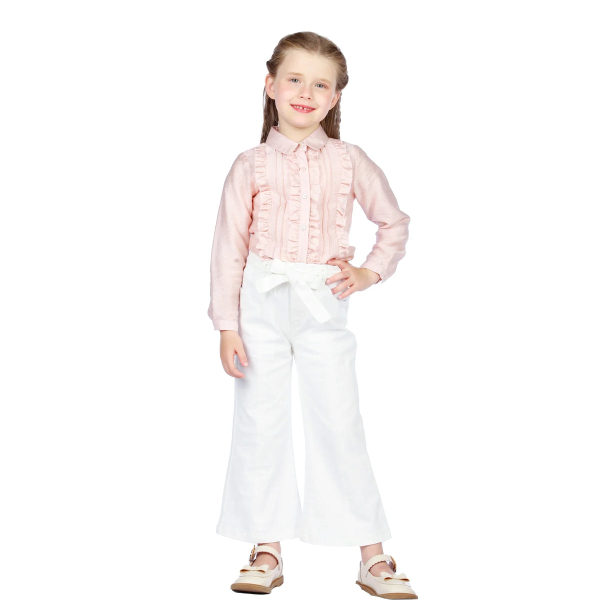 Plain Classic Pants for Girls Image