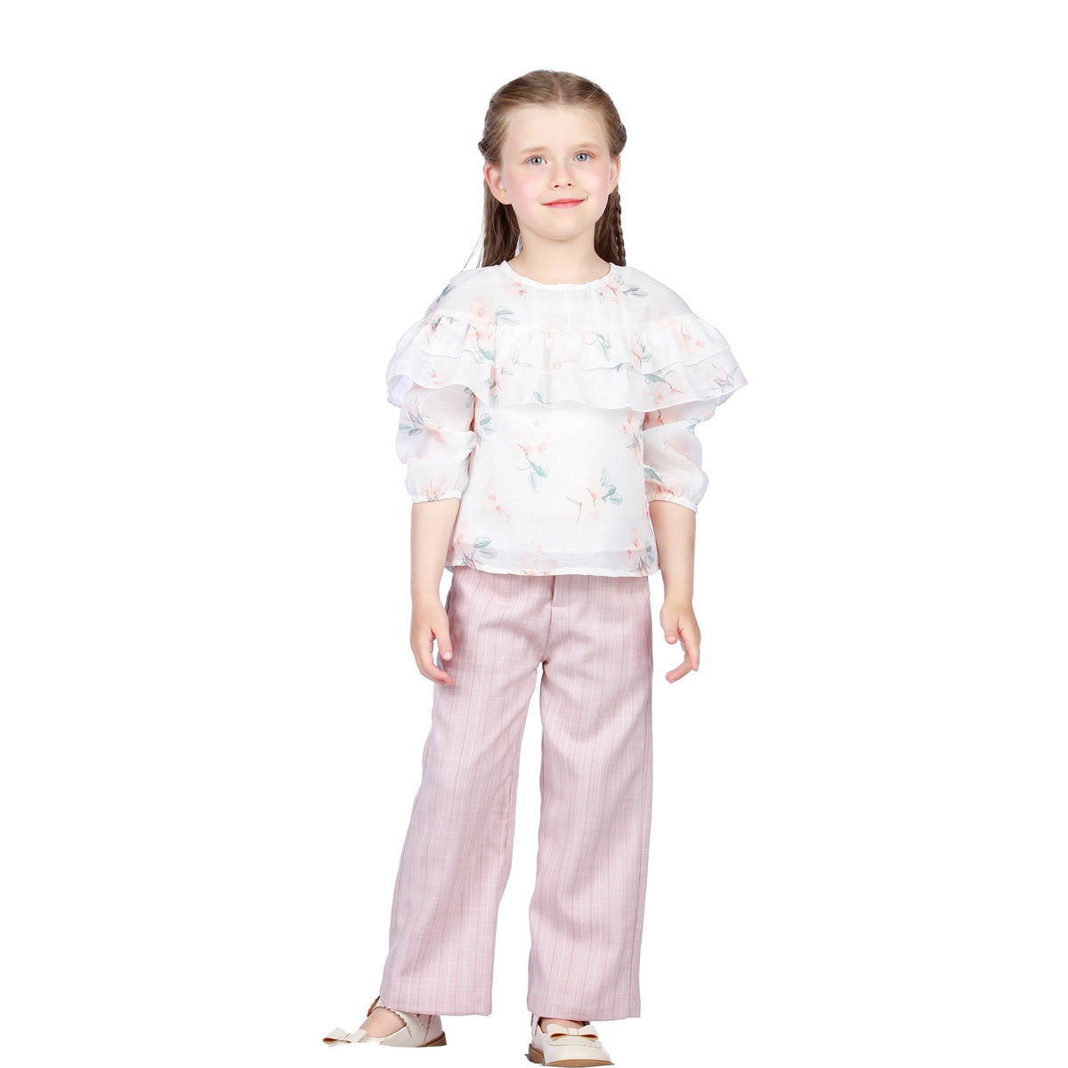 Floral Classic Blouse for Girls Image