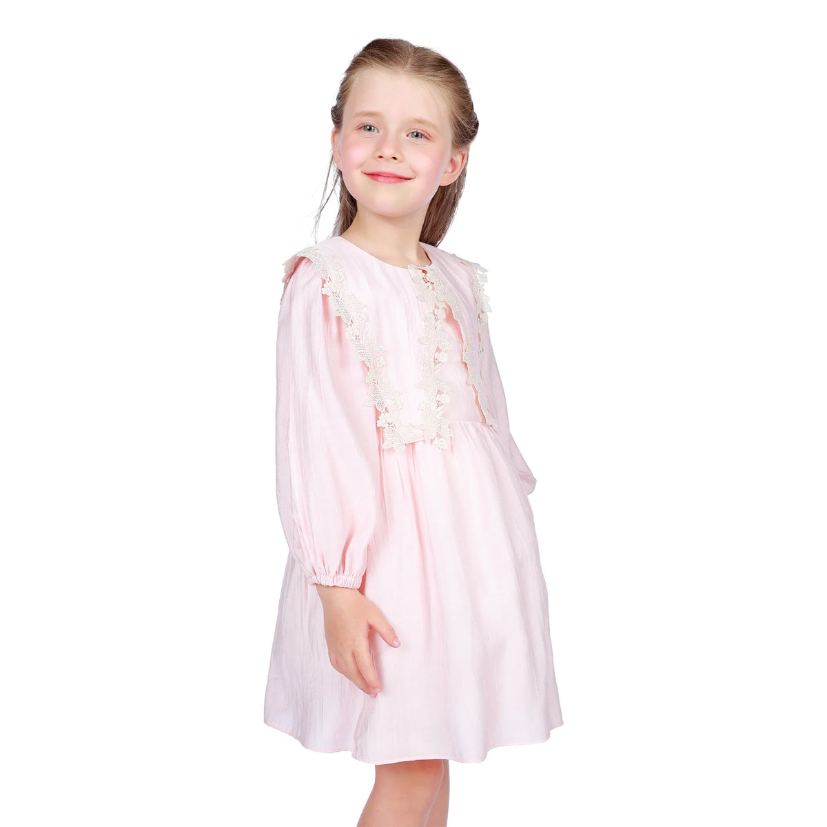 Floral Classic Dress for Girls Image