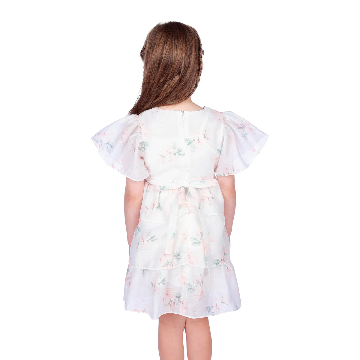 Floral Classic Dress for Girls Image