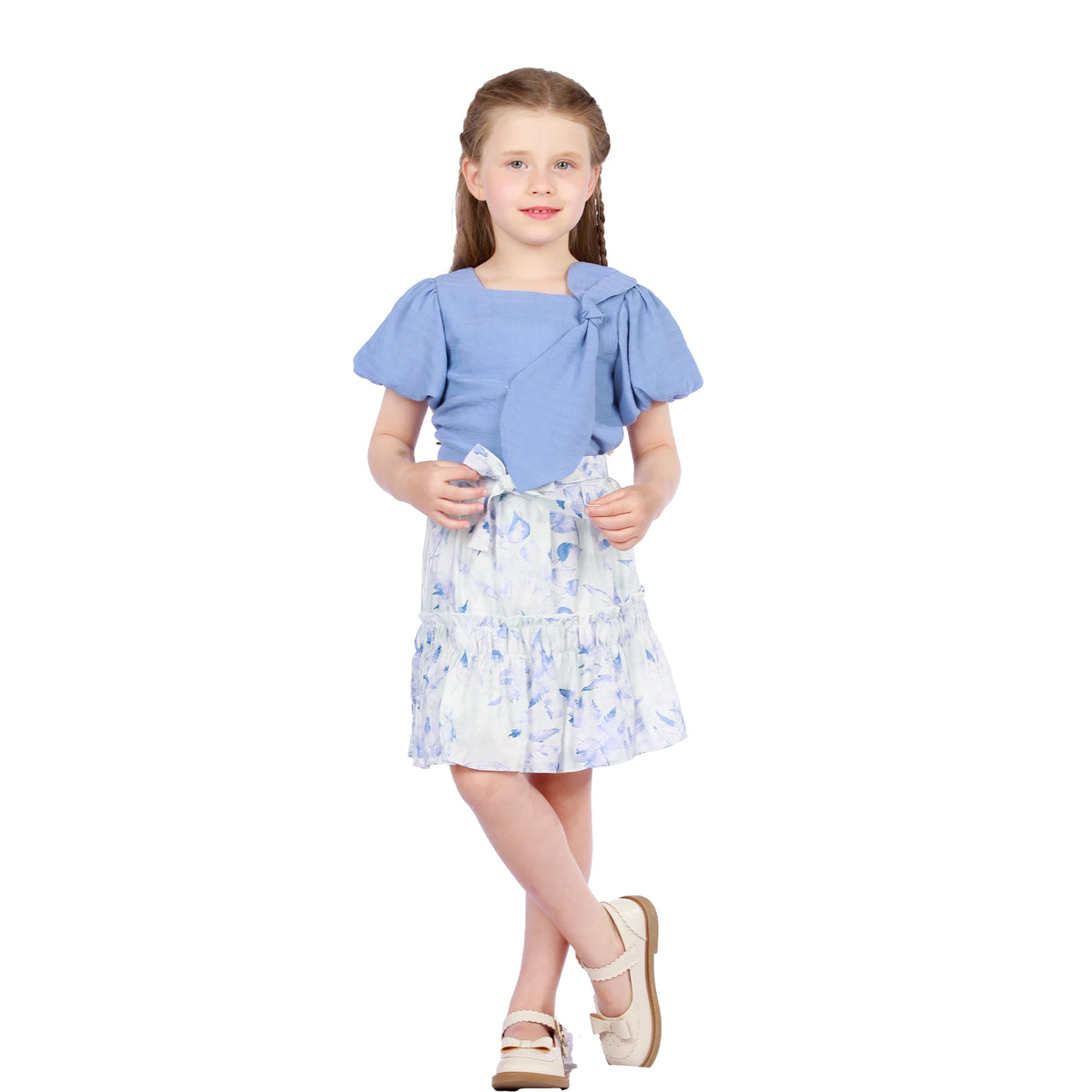 Jacquard Classic Blouse for Girls Image