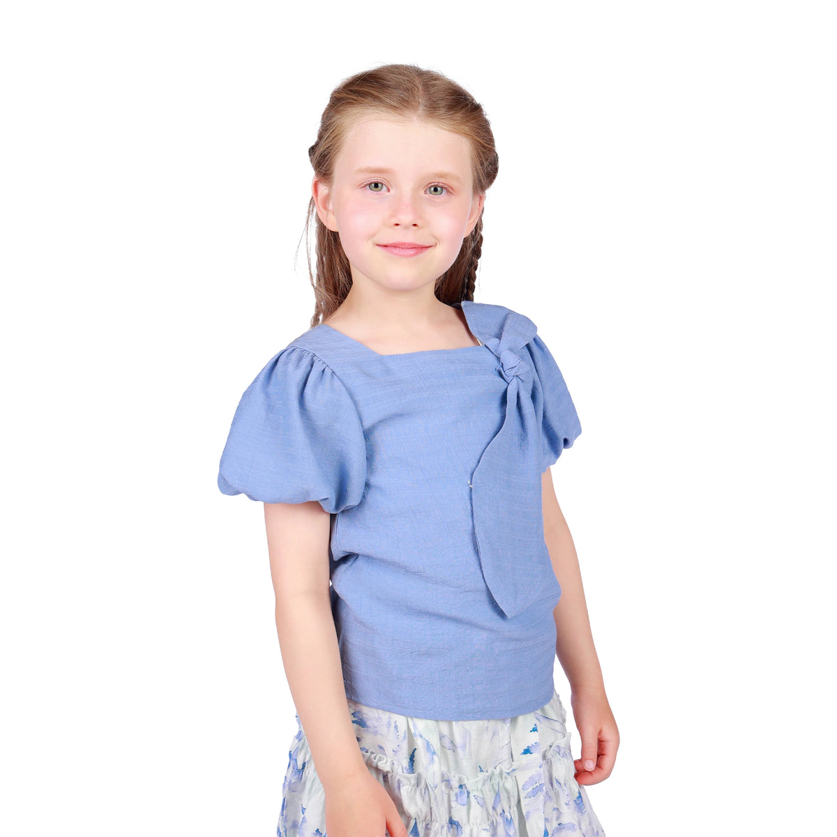 Jacquard Classic Blouse for Girls Image