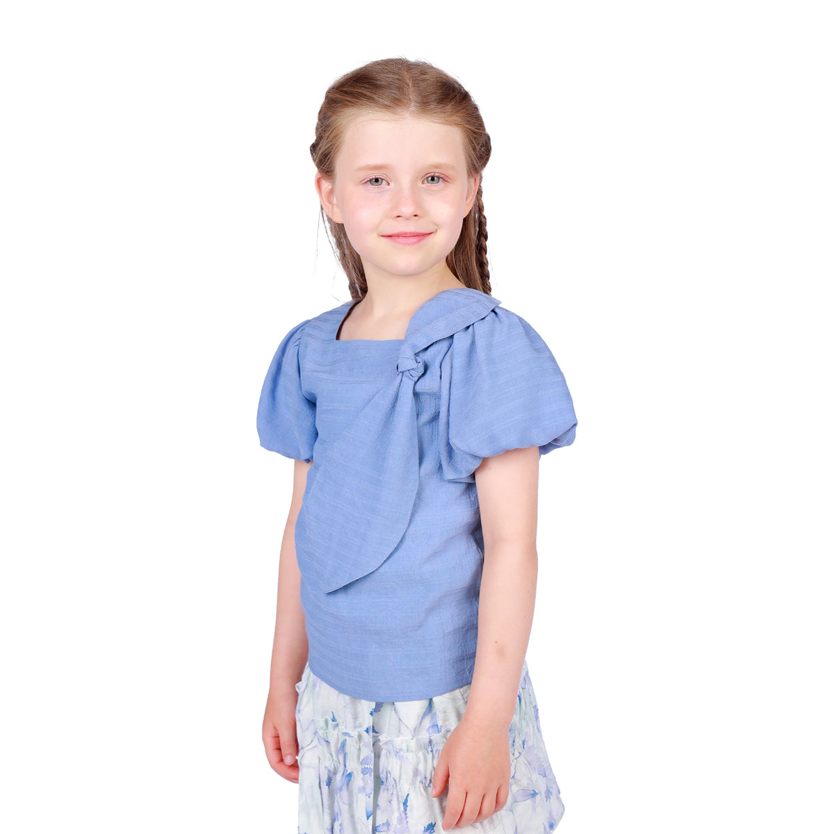 Jacquard Classic Blouse for Girls Image