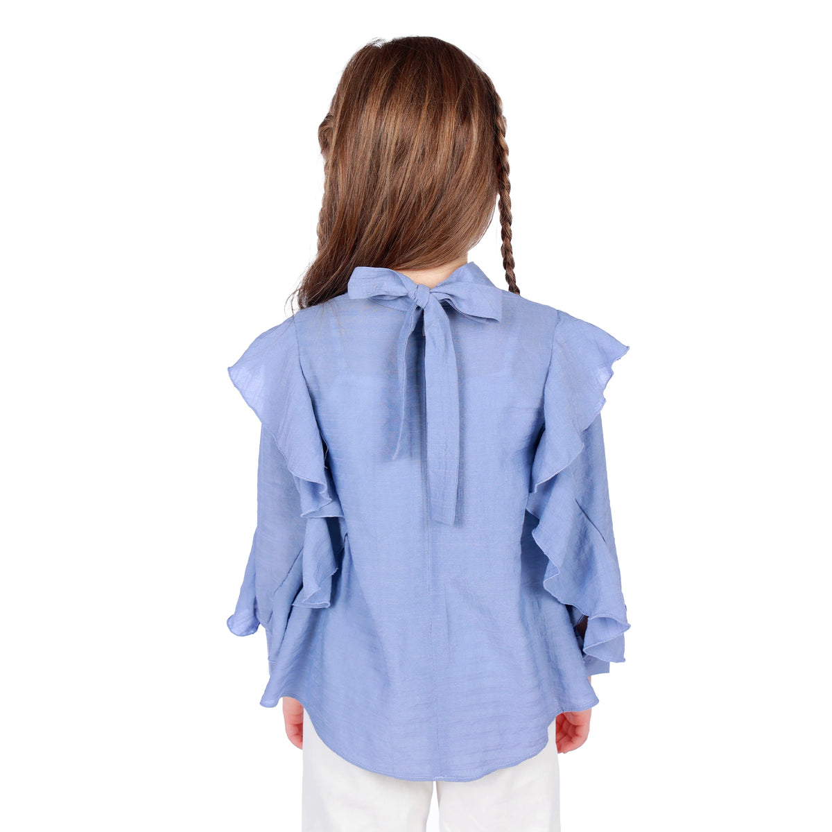 Jacquard Classic Blouse for Girls Image