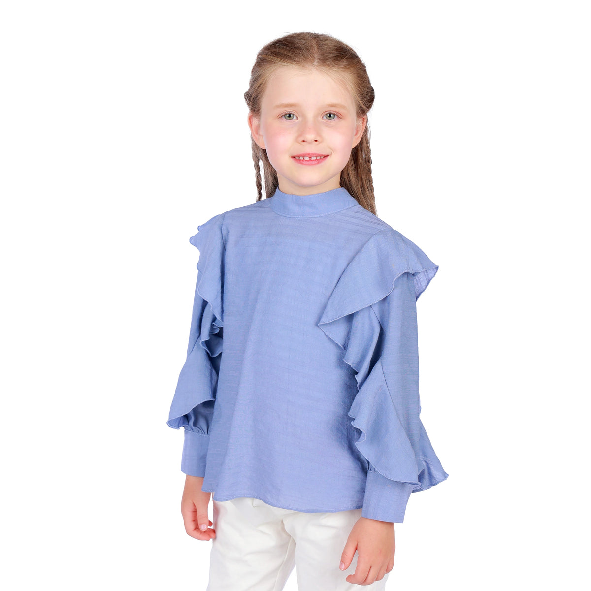 Jacquard Classic Blouse for Girls Image