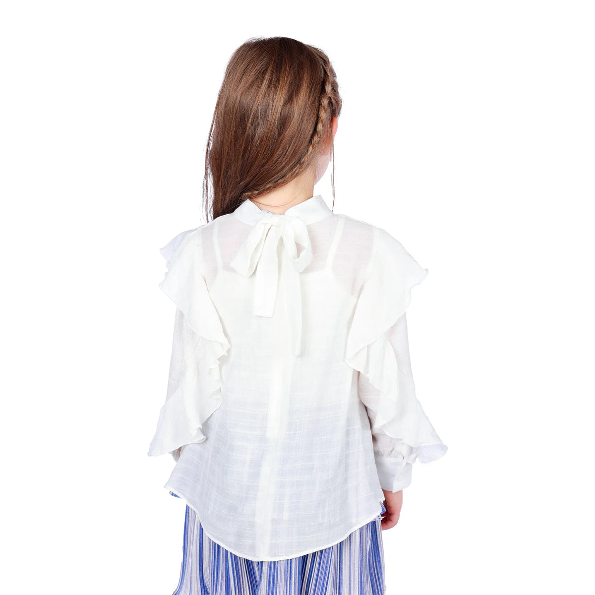 Jacquard Classic Blouse for Girls Image