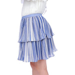 Color-Blocked Classic Skirt for Girls Image