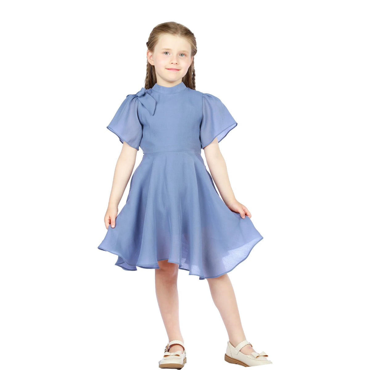 Plain Classic Dress for Girls Image