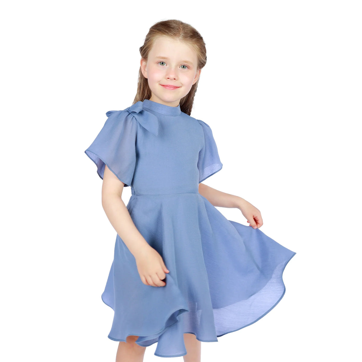 Plain Classic Dress for Girls Image