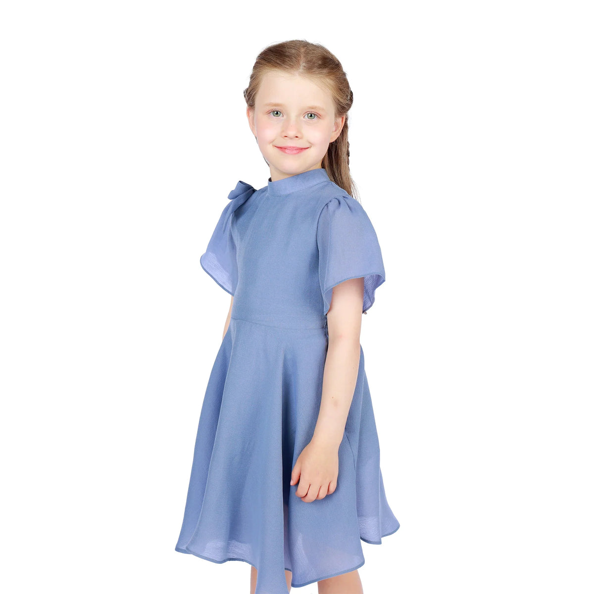 Plain Classic Dress for Girls Image