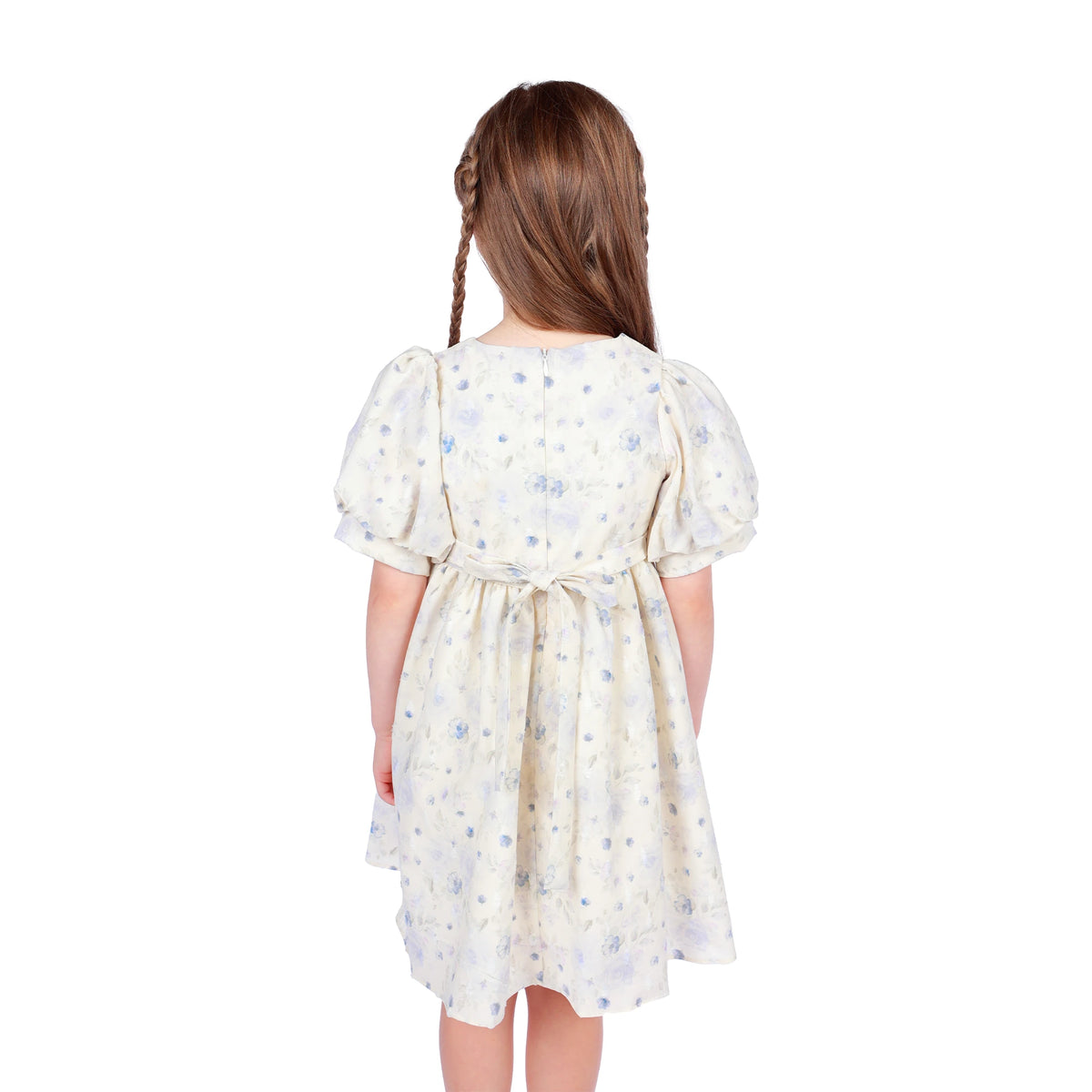 Floral Classic Dress for Girls Image