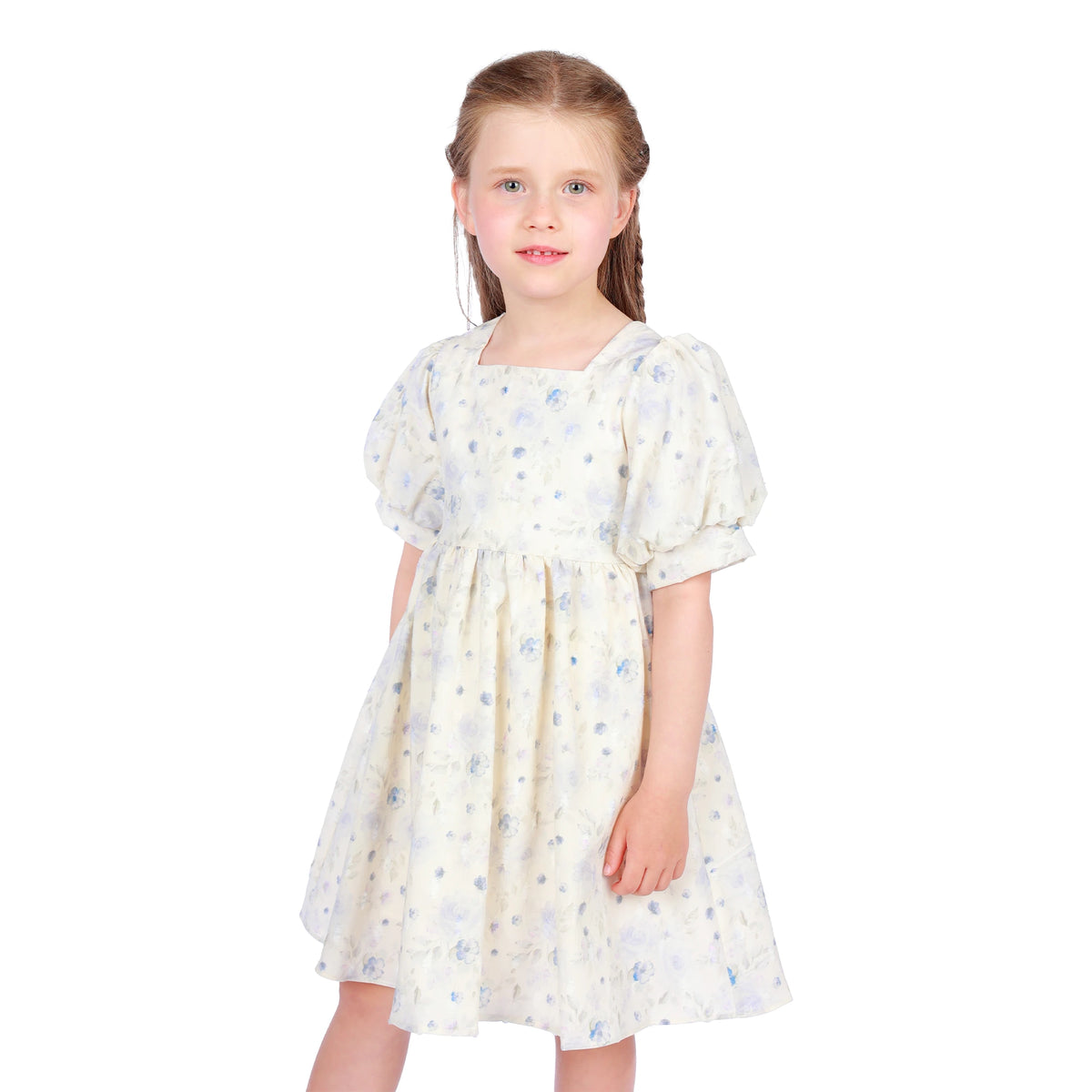 Floral Classic Dress for Girls Image