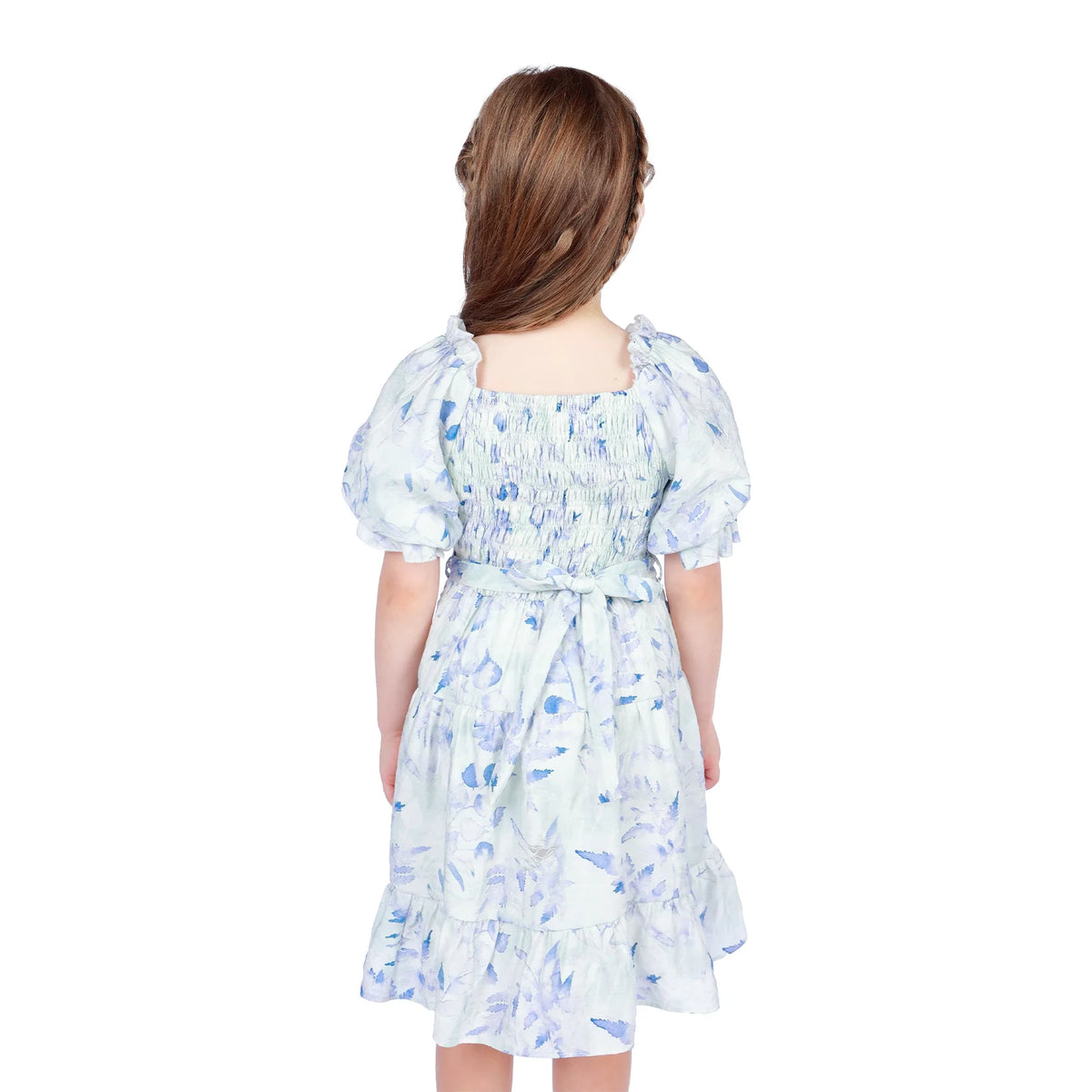 Floral Classic Dress for Girls Image