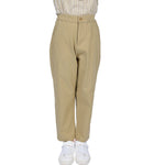 Dark Khaki Plain Classic Pants for Boys Image