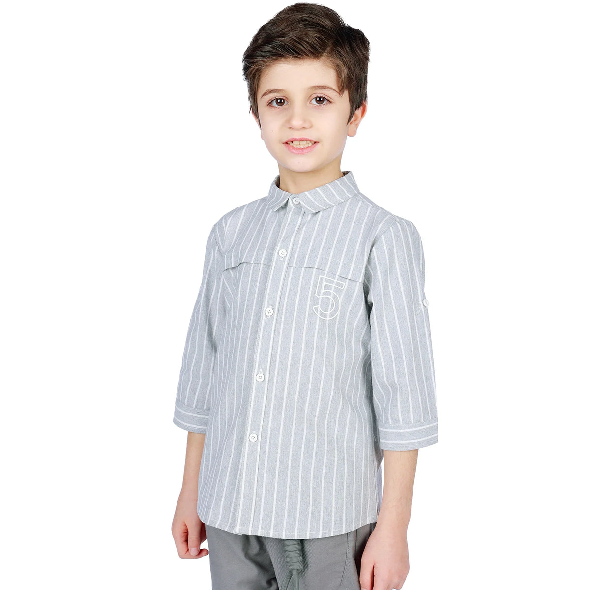 Striped Classic Shirt for Boys Image