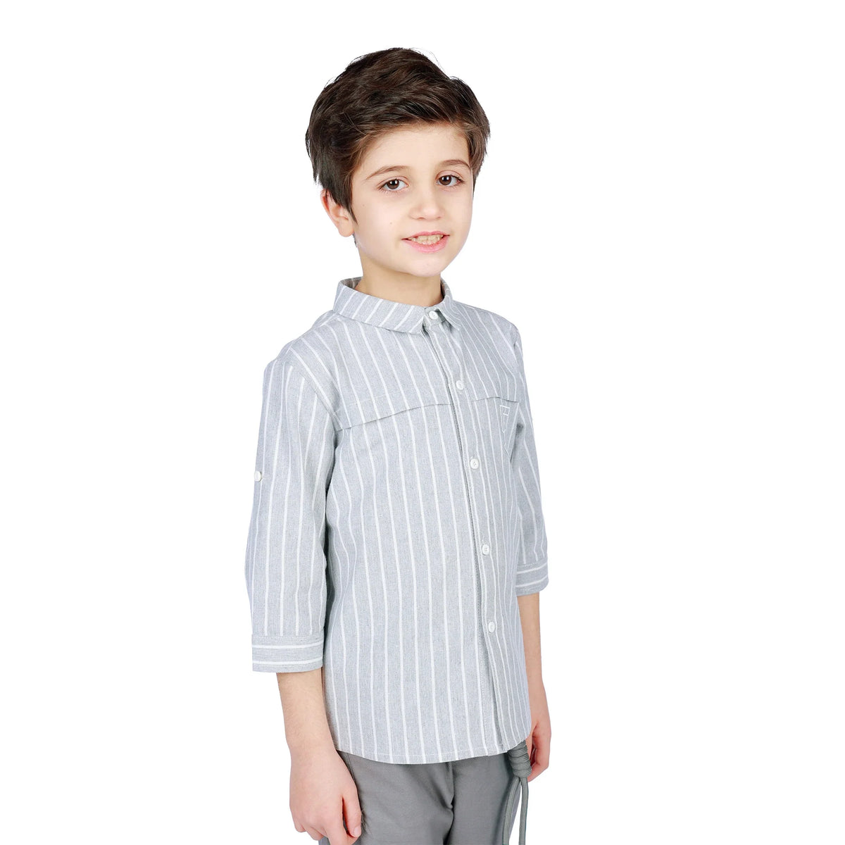 Striped Classic Shirt for Boys Image