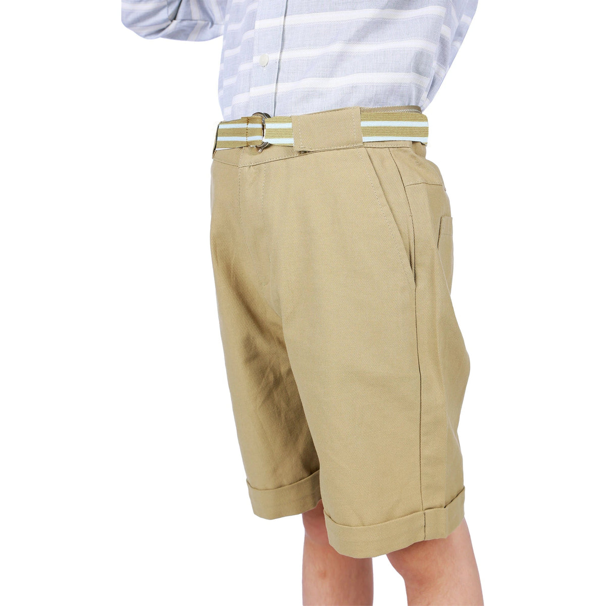 Plain Classic Shorts for Boys Image