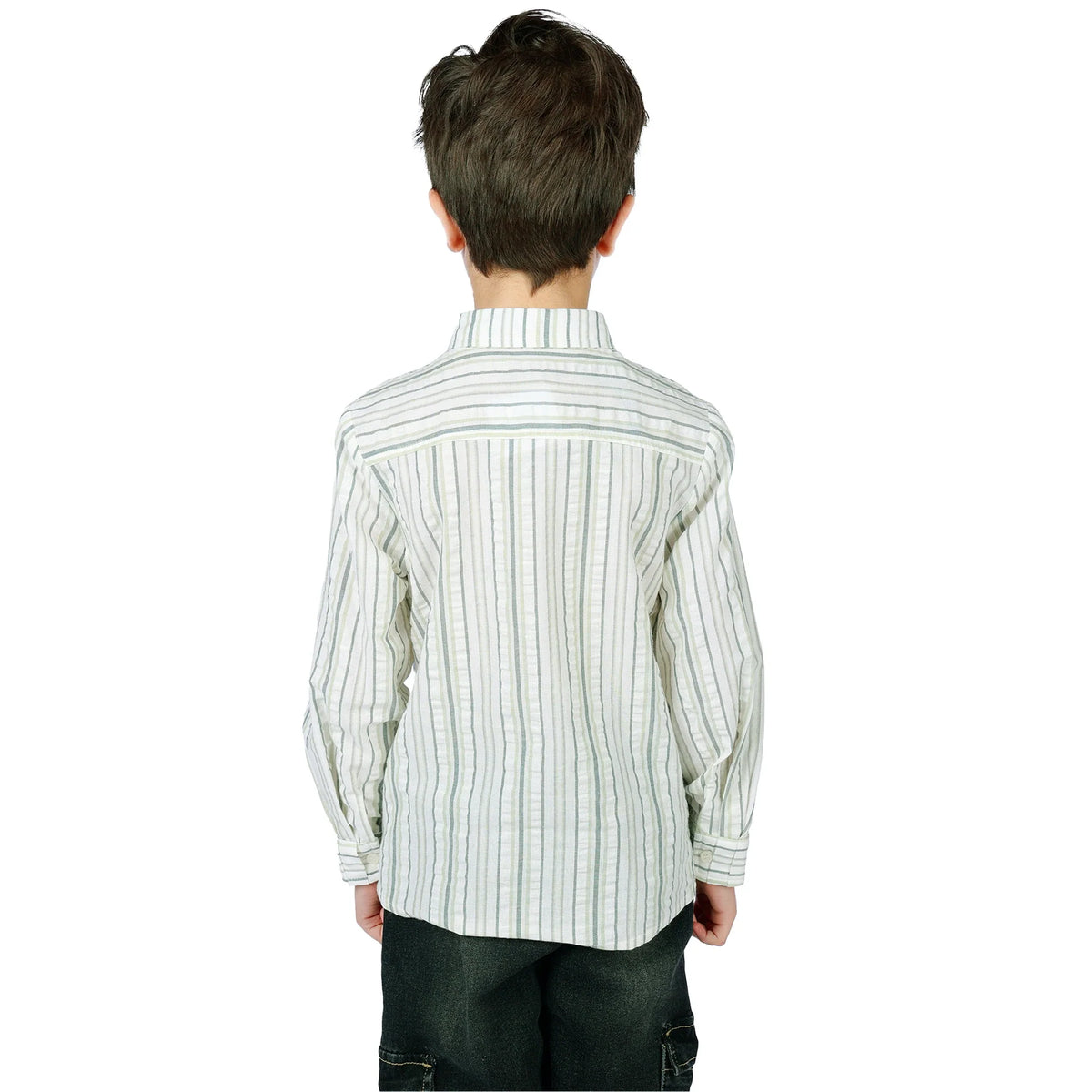 Striped Classic Shirt for Boys Image