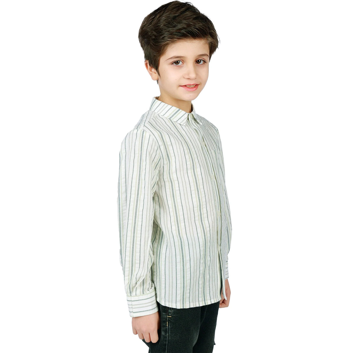 Striped Classic Shirt for Boys Image