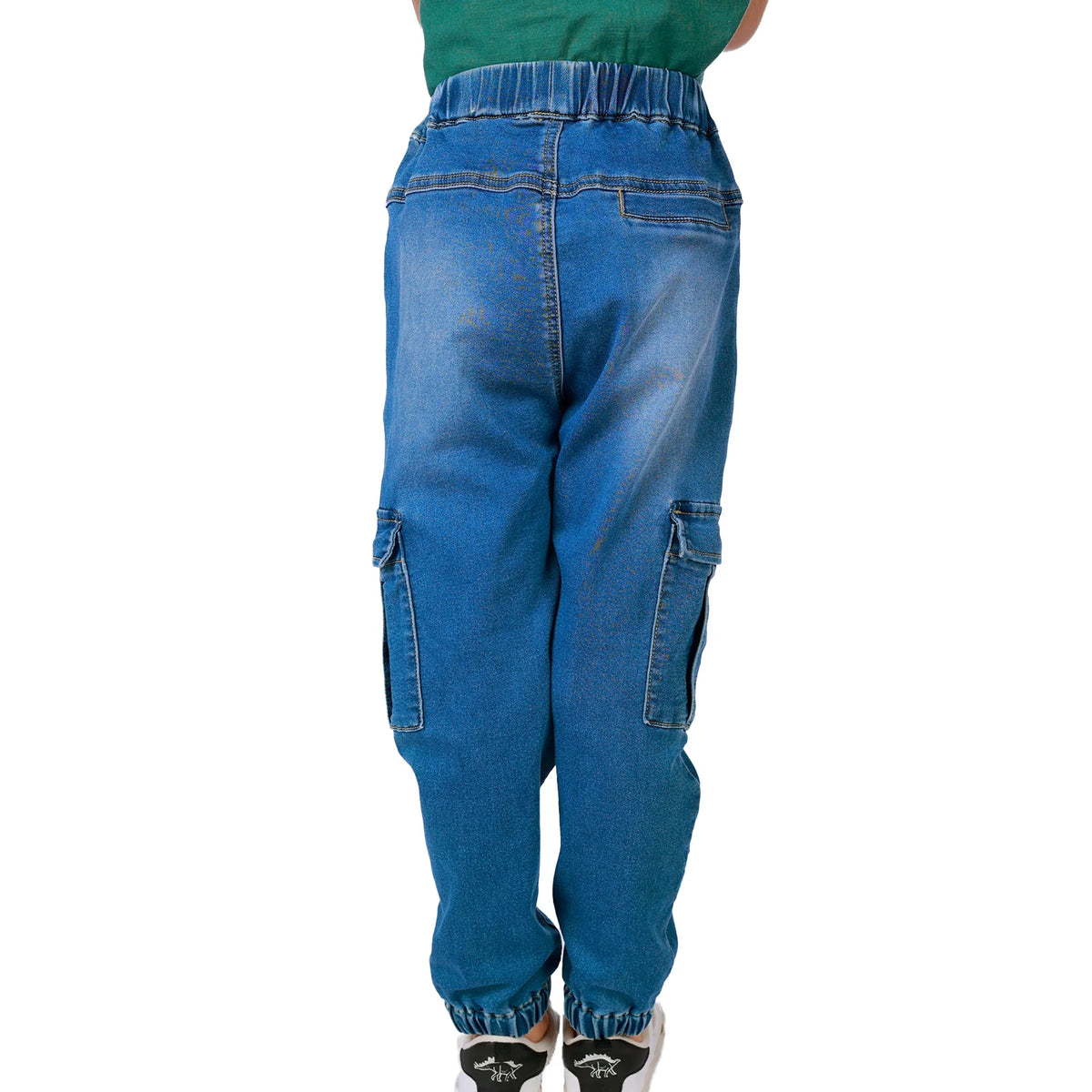 Washed Jeans Classic Pants for Boys Image