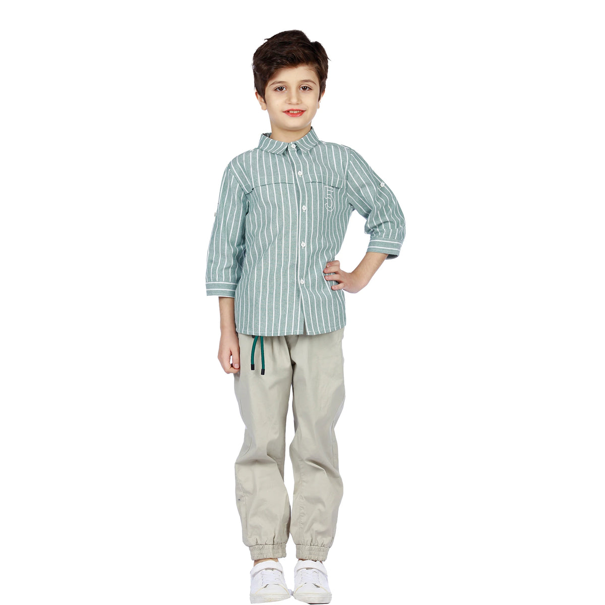 Plain Classic Pants for Boys Image