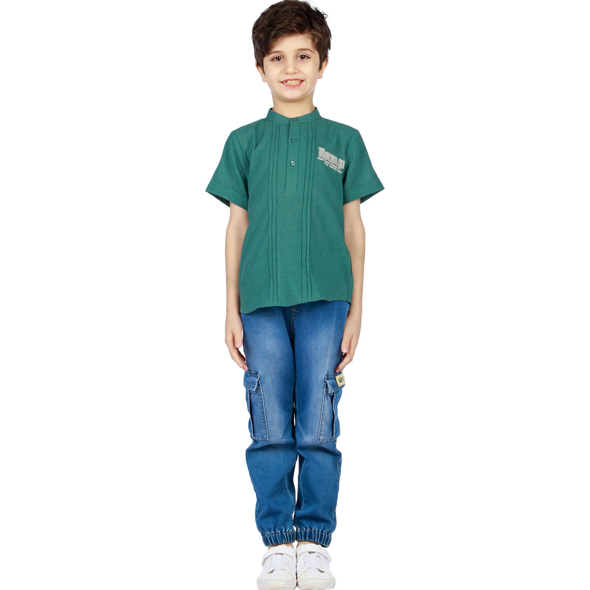 Embroidery Classic Blouse for Boys Image