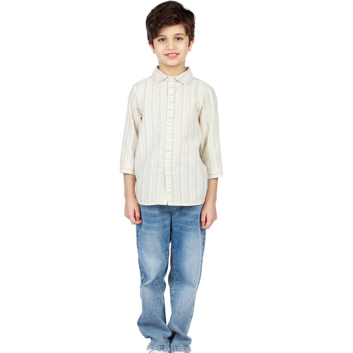 Striped Classic Shirt for Boys Image