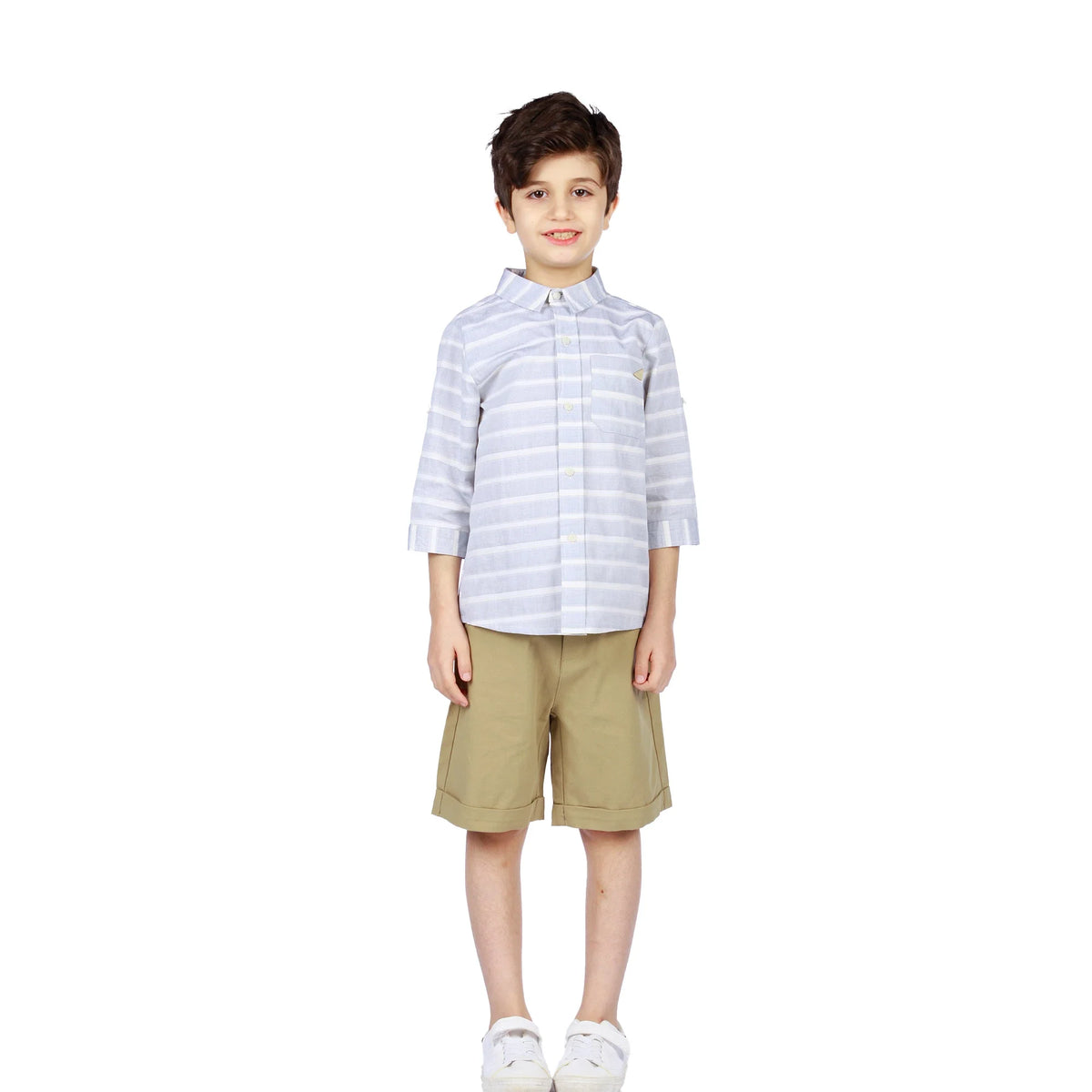 Striped Classic Shirt for Boys Image