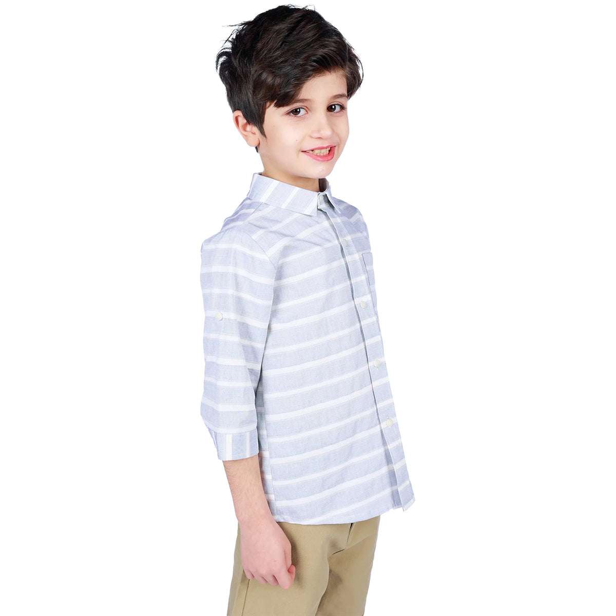 Striped Classic Shirt for Boys Image