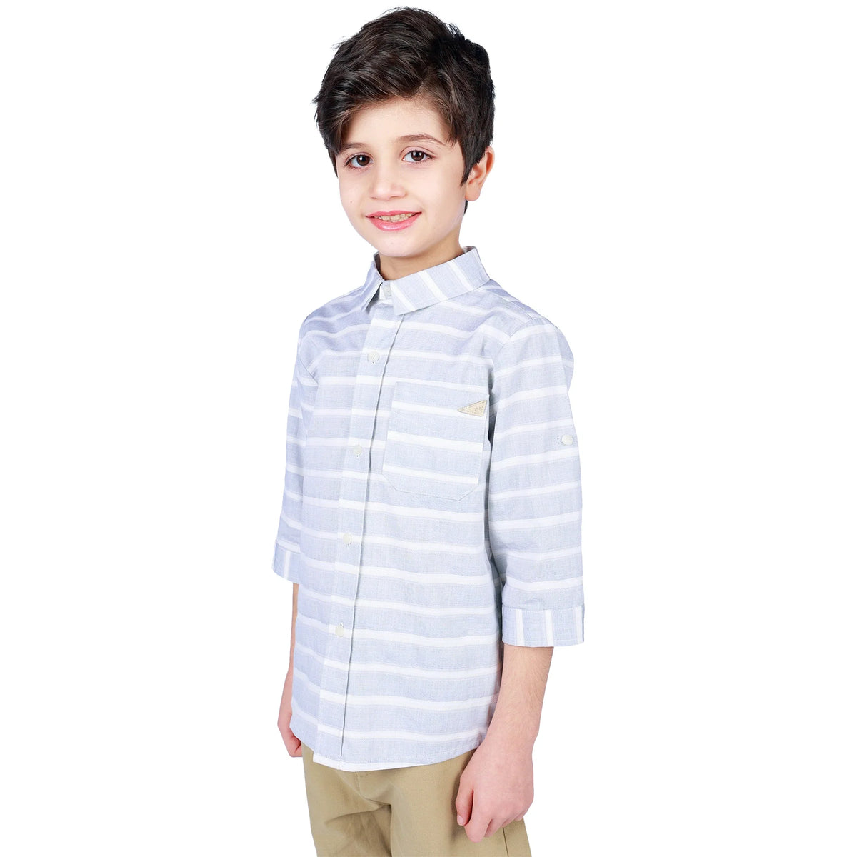 Striped Classic Shirt for Boys Image