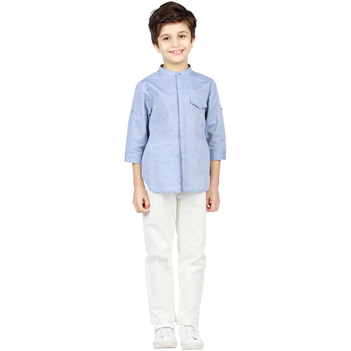 Jacquard Classic Shirt for Boys Image