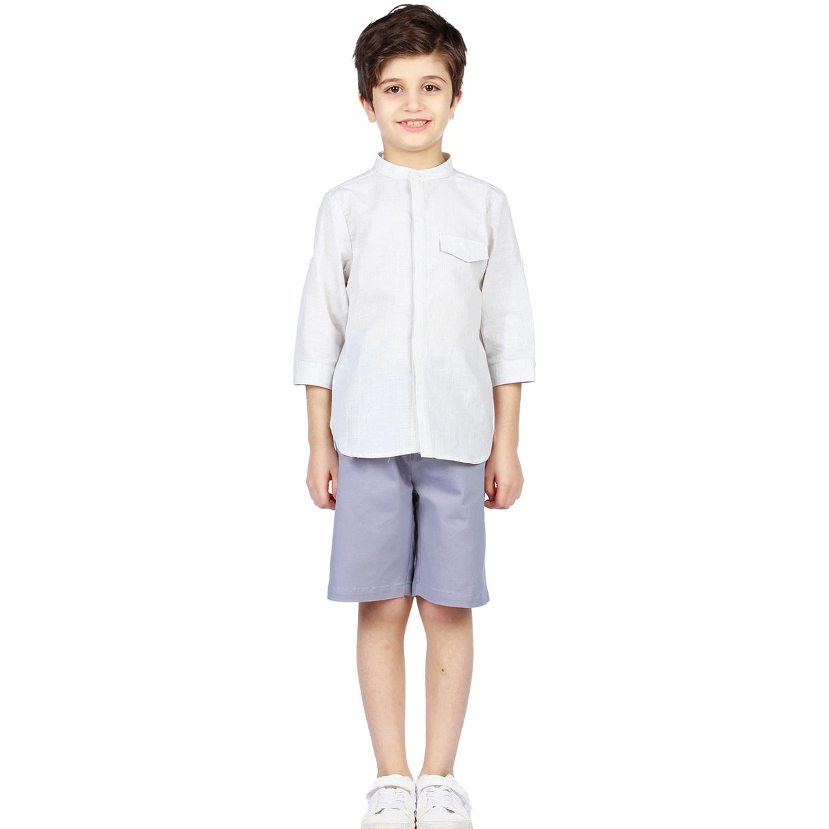 Jacquard Classic Shirt for Boys Image