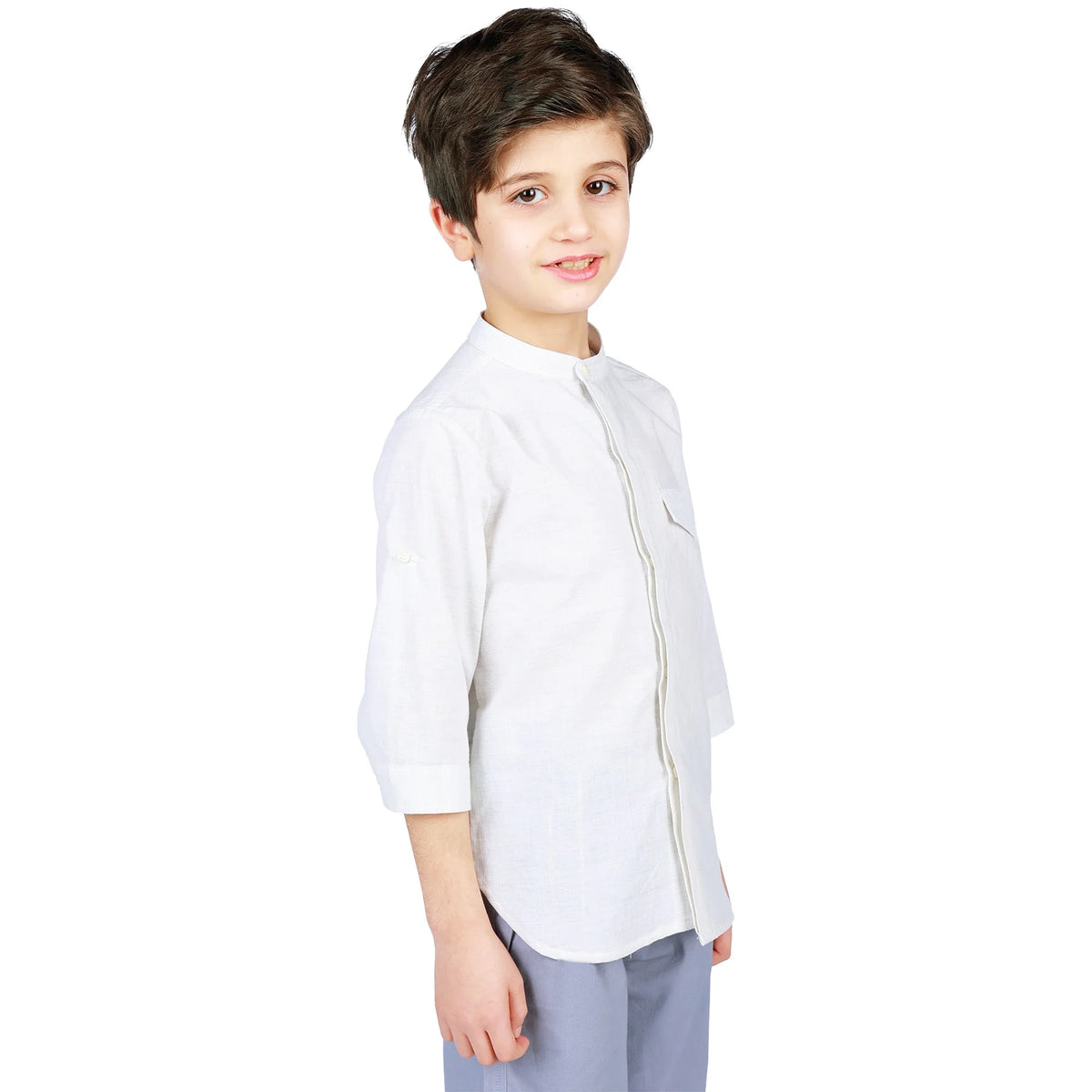 Jacquard Classic Shirt for Boys Image