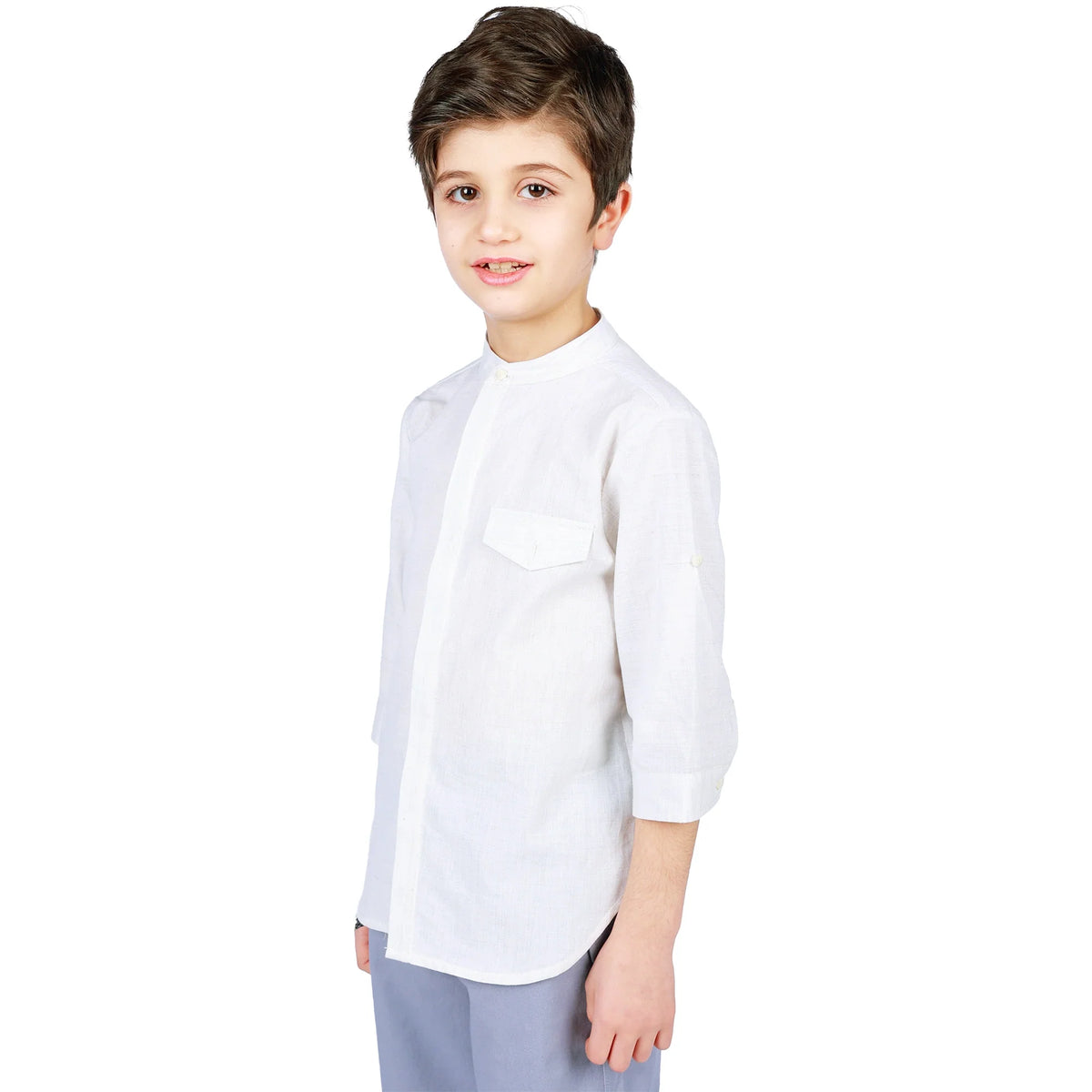 Jacquard Classic Shirt for Boys Image