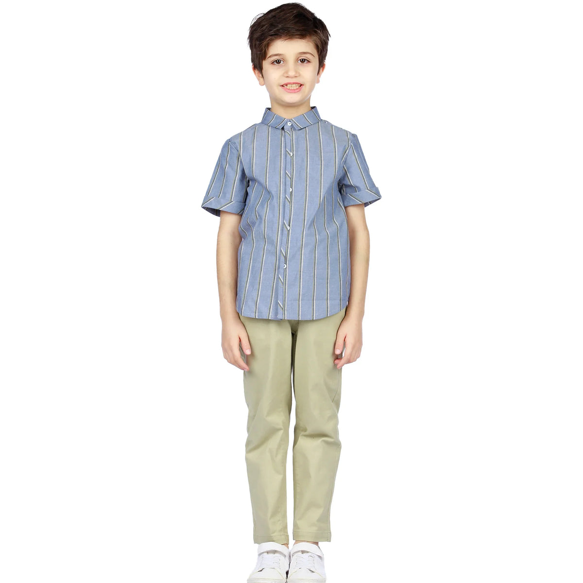 Striped Classic Shirt for Boys Image