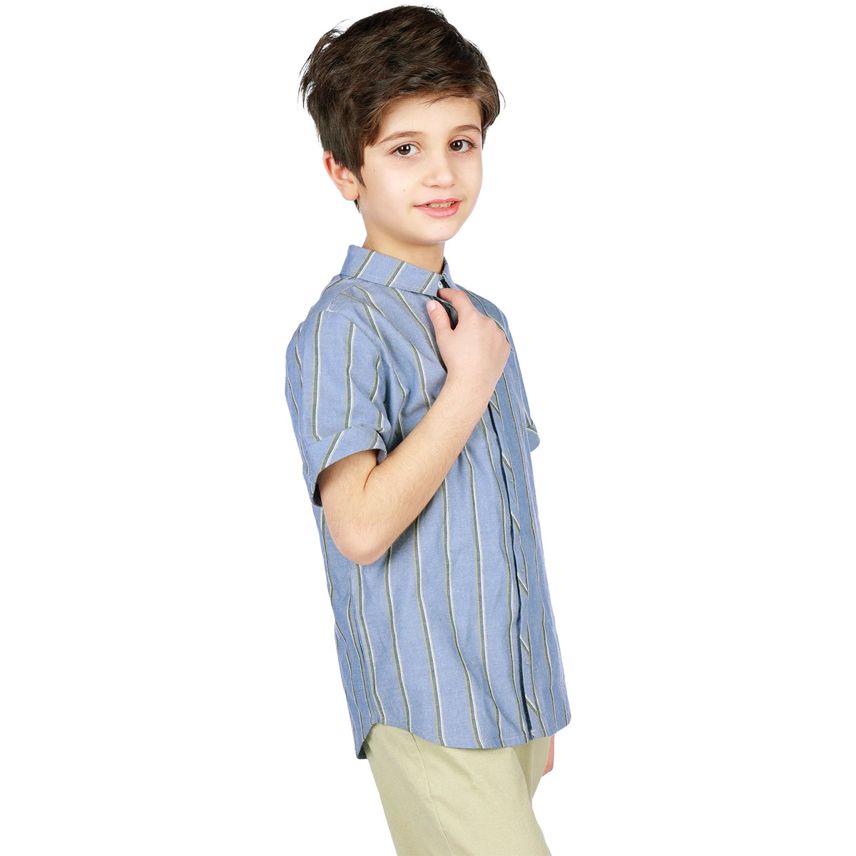 Striped Classic Shirt for Boys Image