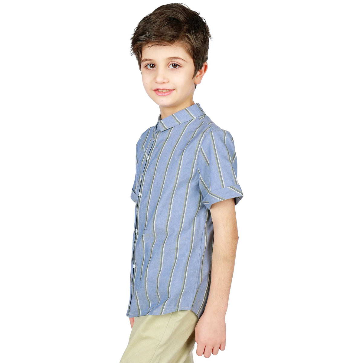 Striped Classic Shirt for Boys Image