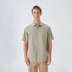 Plain Street Look Shirt for Men Water Green Image
