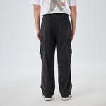 Washed Jeans Street Look Pants for Men Image